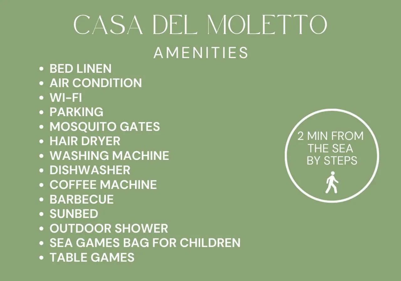 Casa Del Moletto - 250Mt From The Sea Apartment Lacona